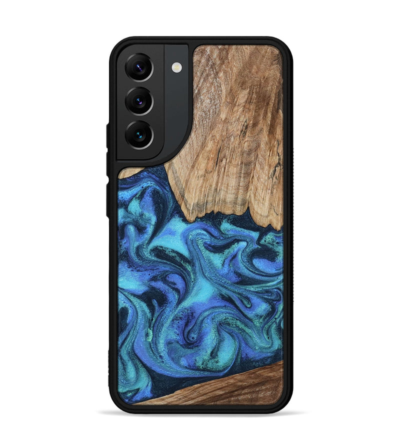 Galaxy S22 Plus Wood Phone Case - Leslie (Blue, 799956)