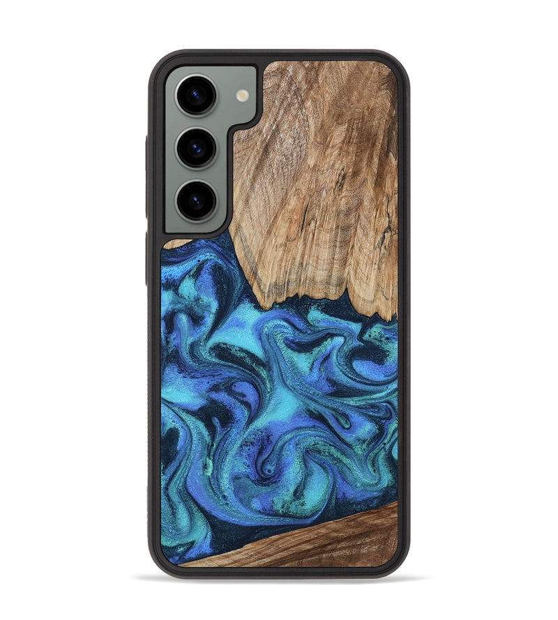 Galaxy S23 Plus Wood Phone Case - Leslie (Blue, 799956)