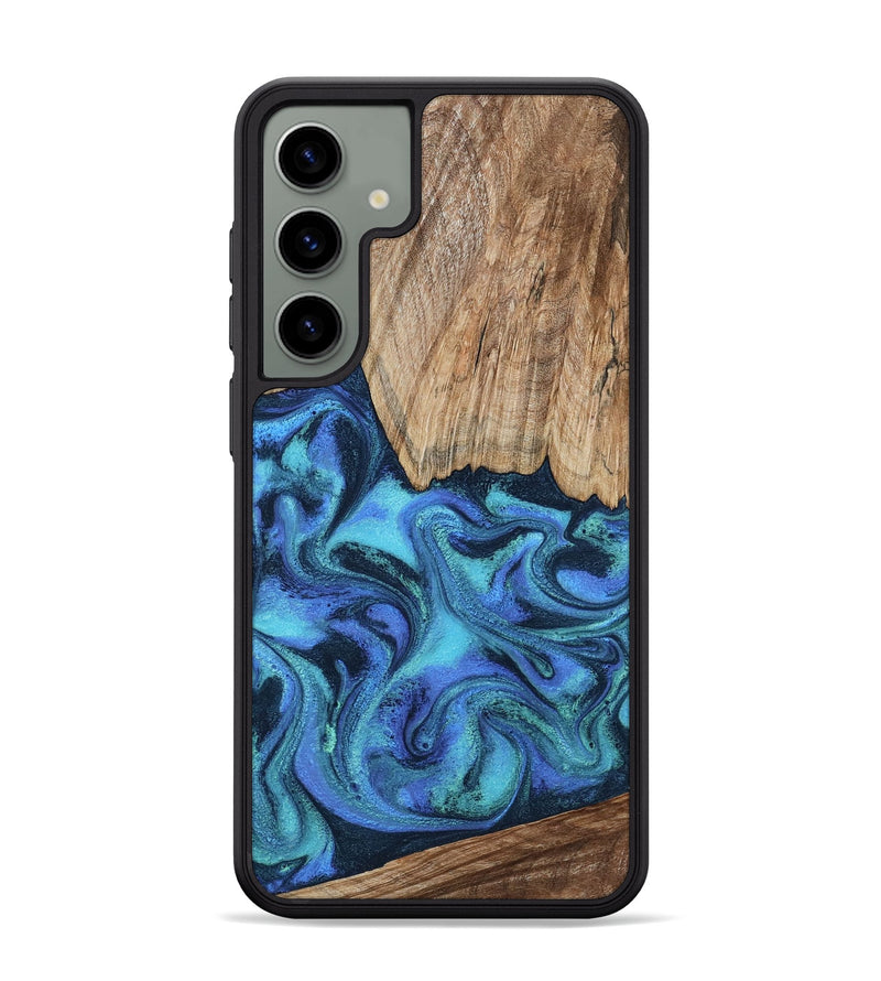 Galaxy S24 Plus Wood Phone Case - Leslie (Blue, 799956)