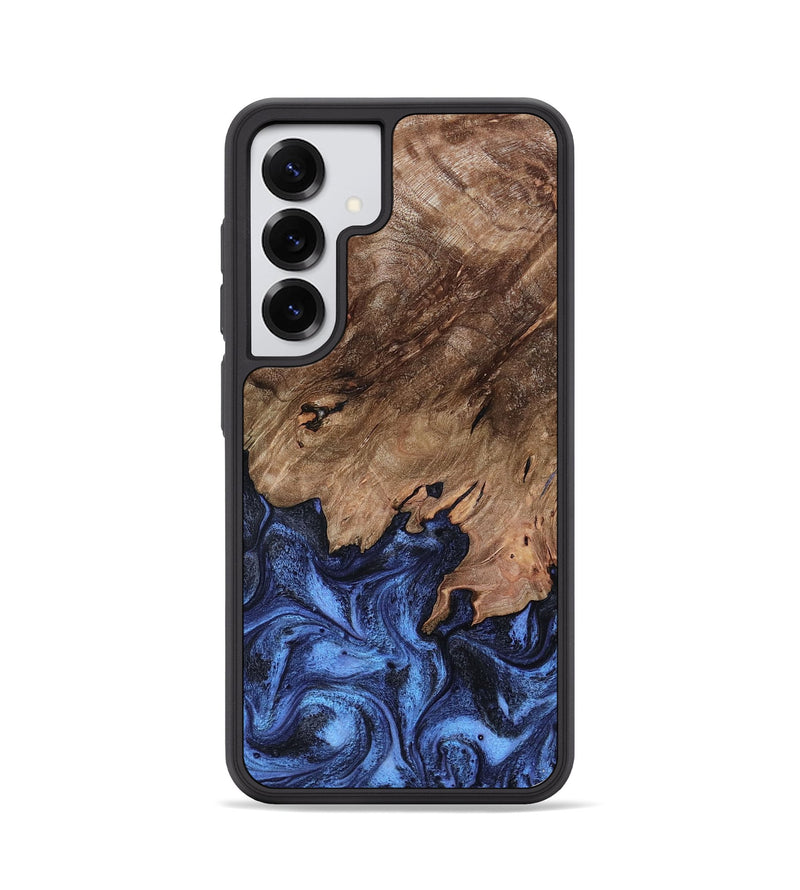 Galaxy S25 Wood Phone Case - Jayden (Blue, 799958)