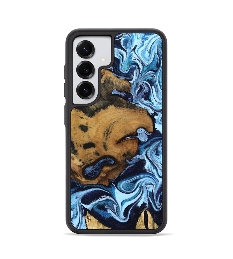 Galaxy S25 Wood Phone Case - Sigmund (Blue, 799959)