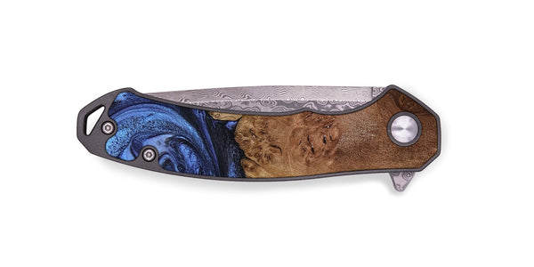 EDC Wood Pocket Knife - Jerod (Blue, 799960)