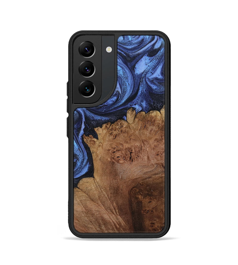 Galaxy S22 Wood Phone Case - Jerod (Blue, 799960)