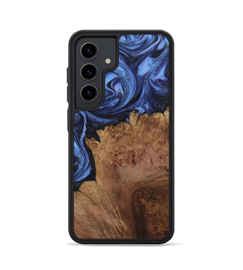 Galaxy S24 Wood Phone Case - Jerod (Blue, 799960)