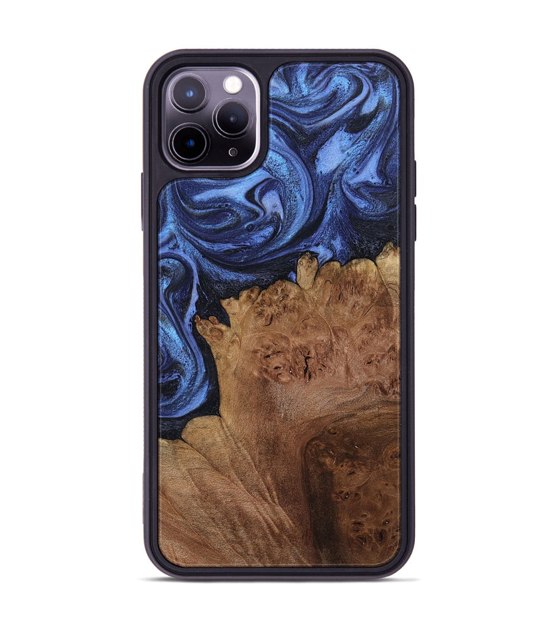 iPhone 11 Pro Max Wood Phone Case - Jerod (Blue, 799960)