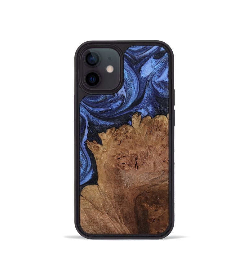 iPhone 12 mini Wood Phone Case - Jerod (Blue, 799960)