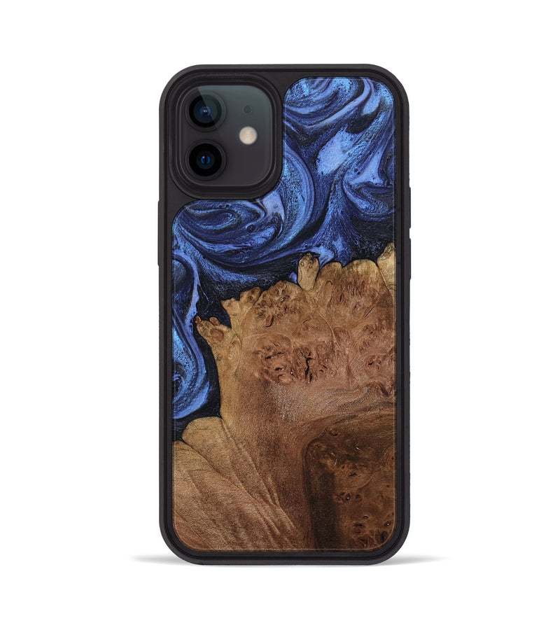 iPhone 12 Wood Phone Case - Jerod (Blue, 799960)