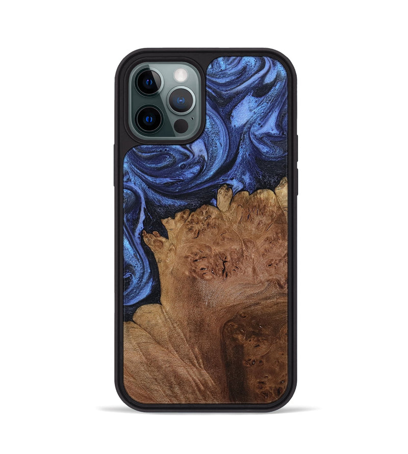 iPhone 12 Pro Wood Phone Case - Jerod (Blue, 799960)