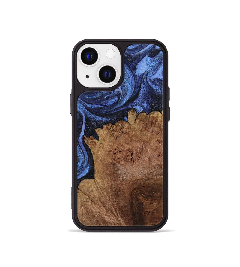 iPhone 13 mini Wood Phone Case - Jerod (Blue, 799960)