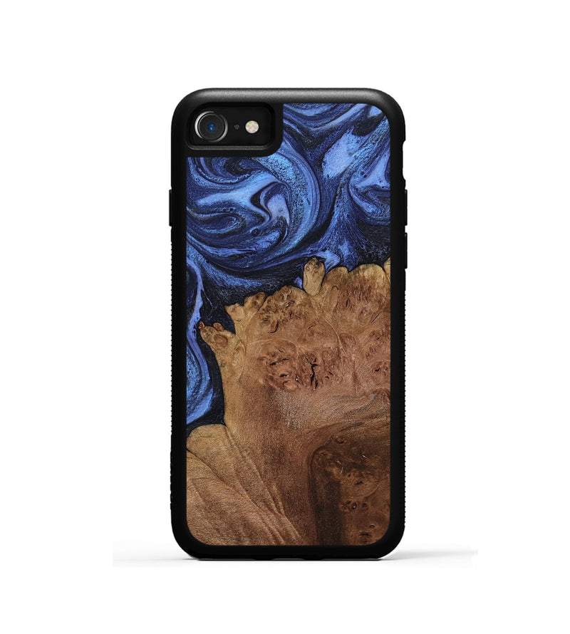 iPhone SE Wood Phone Case - Jerod (Blue, 799960)