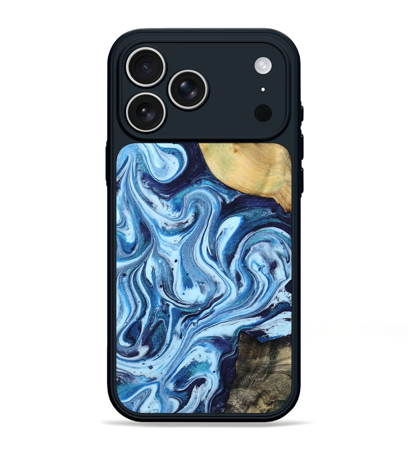 iPhone 17 Pro Max Wood Phone Case - Milan (Blue, 799961)