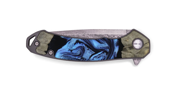 EDC Wood Pocket Knife - Ahmed (Blue, 799964)