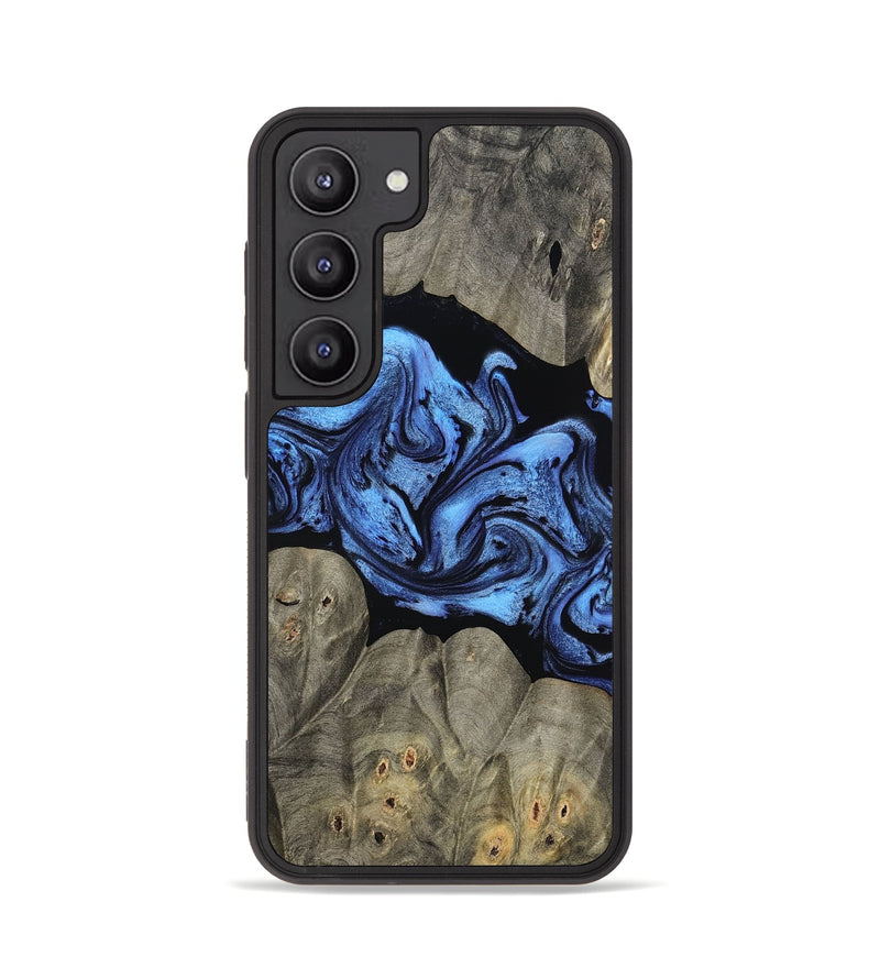 Galaxy S23 Wood Phone Case - Ahmed (Blue, 799964)