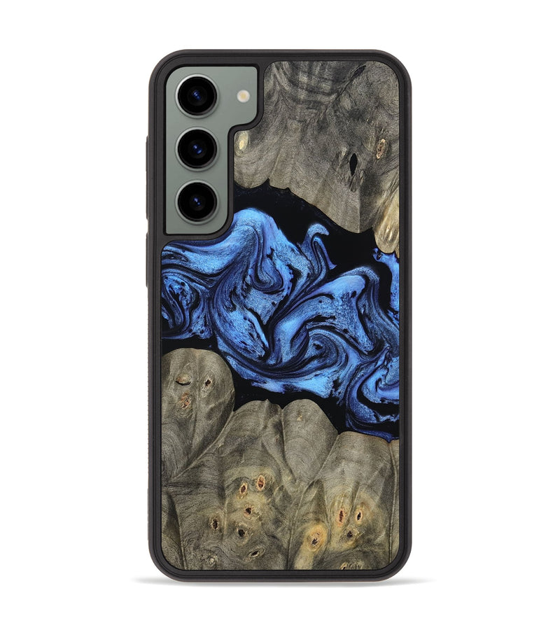 Galaxy S23 Plus Wood Phone Case - Ahmed (Blue, 799964)