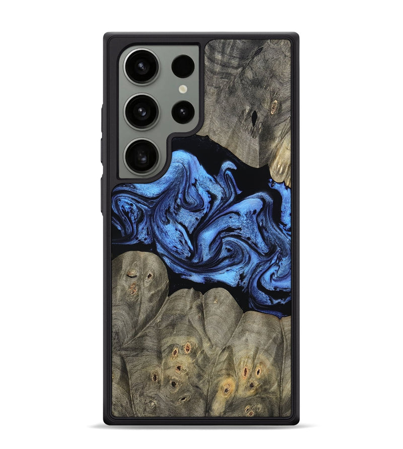 Galaxy S24 Ultra Wood Phone Case - Ahmed (Blue, 799964)