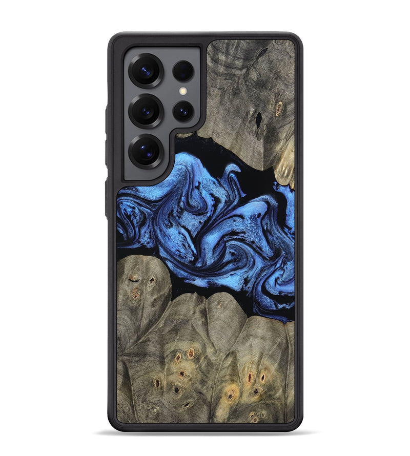 Galaxy S25 Ultra Wood Phone Case - Ahmed (Blue, 799964)