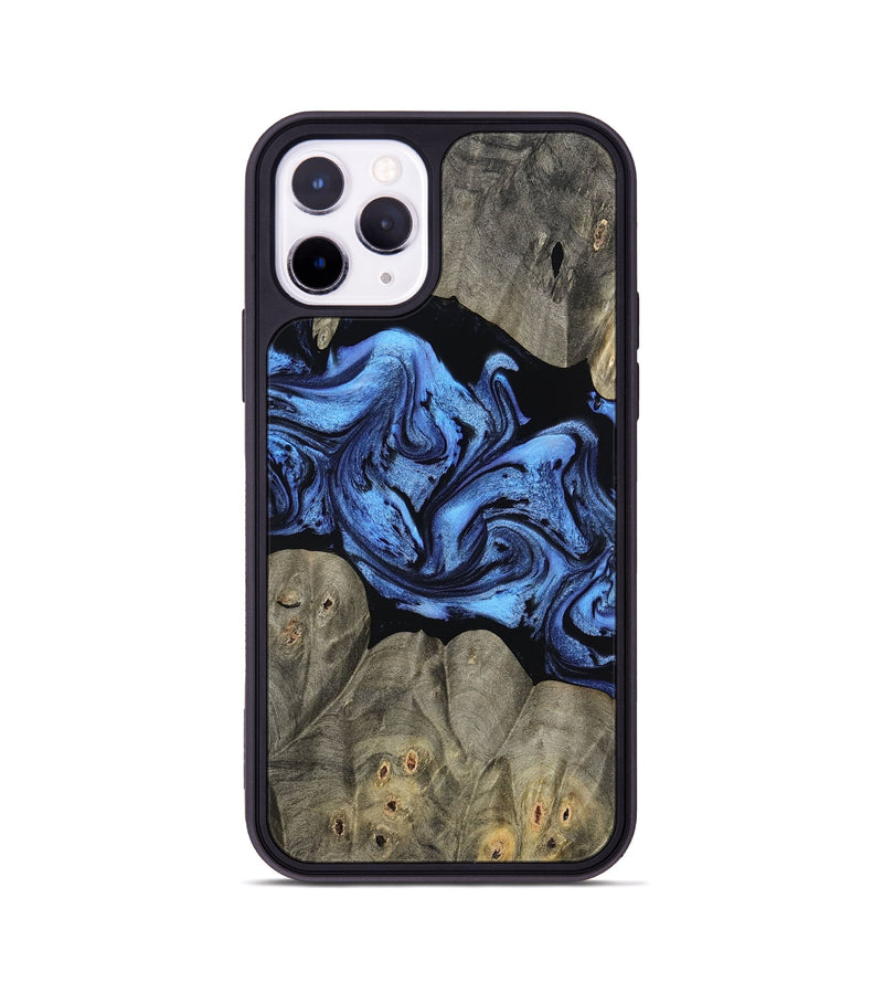 iPhone 11 Pro Wood Phone Case - Ahmed (Blue, 799964)