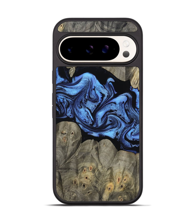 Pixel 9 Pro Wood Phone Case - Ahmed (Blue, 799964)