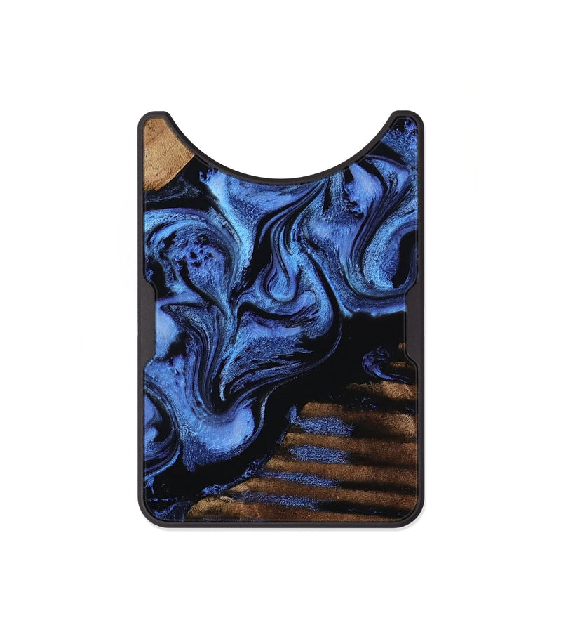 Alloy Wood Wallet - Terri (Blue, 799968)