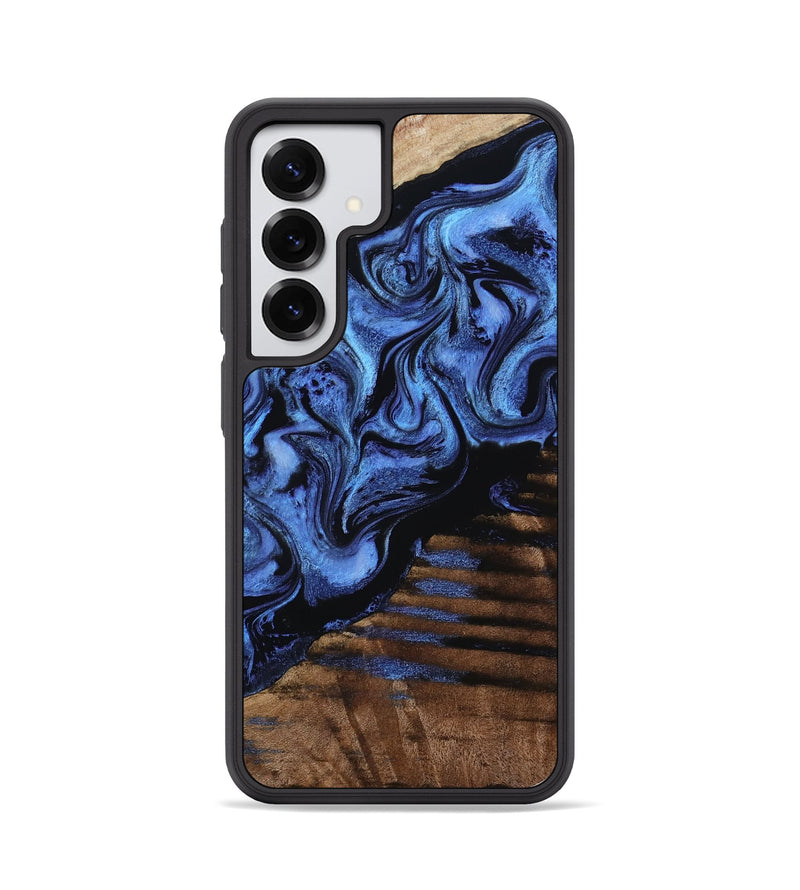 Galaxy S25 Wood Phone Case - Terri (Blue, 799968)