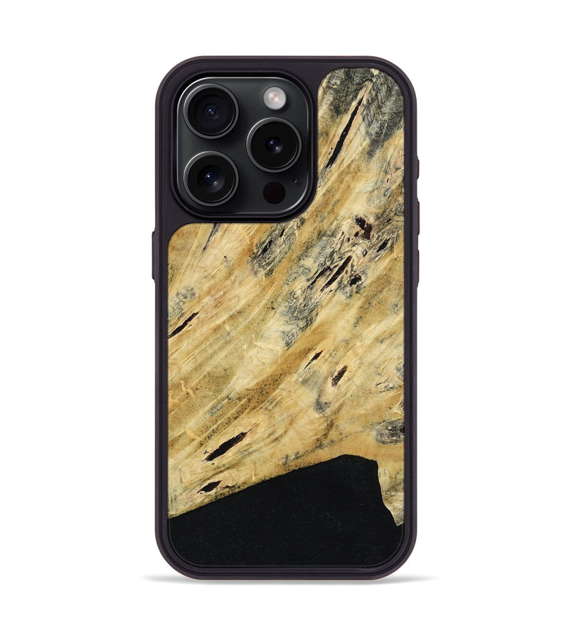 iPhone 15 Pro Wood Phone Case - Bailee (Wood Burl, 799971)