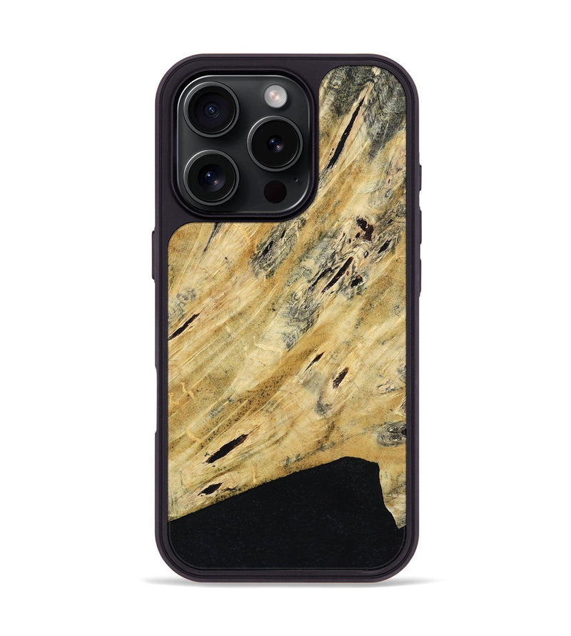 iPhone 16 Pro Wood Phone Case - Bailee (Wood Burl, 799971)