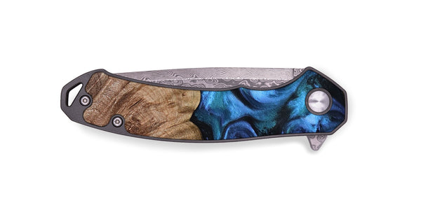 EDC Wood Pocket Knife - Hana (Blue, 799973)