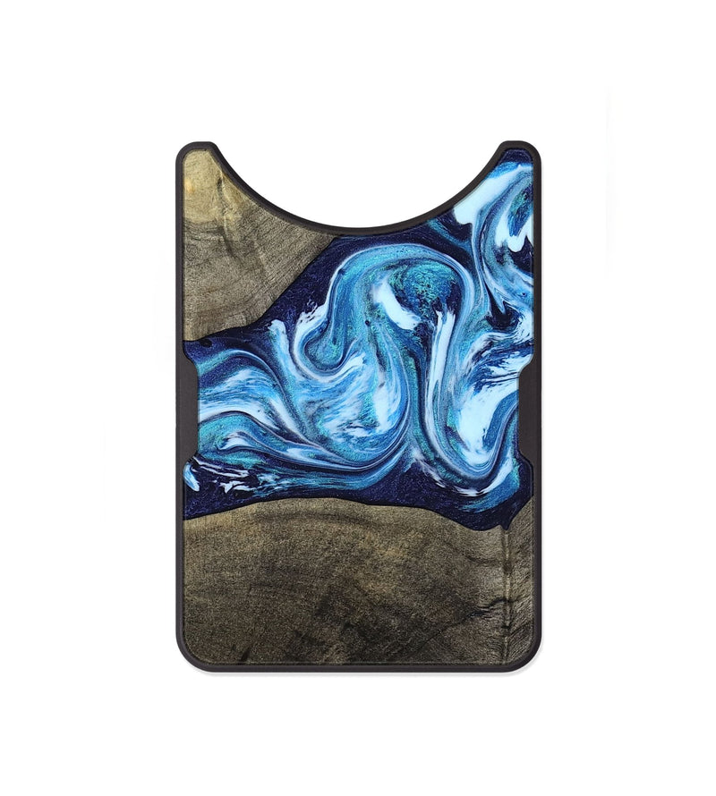 Alloy Wood Wallet - Alicia (Blue, 799974)