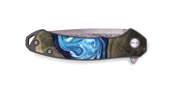 EDC Wood Pocket Knife - Alicia (Blue, 799974)