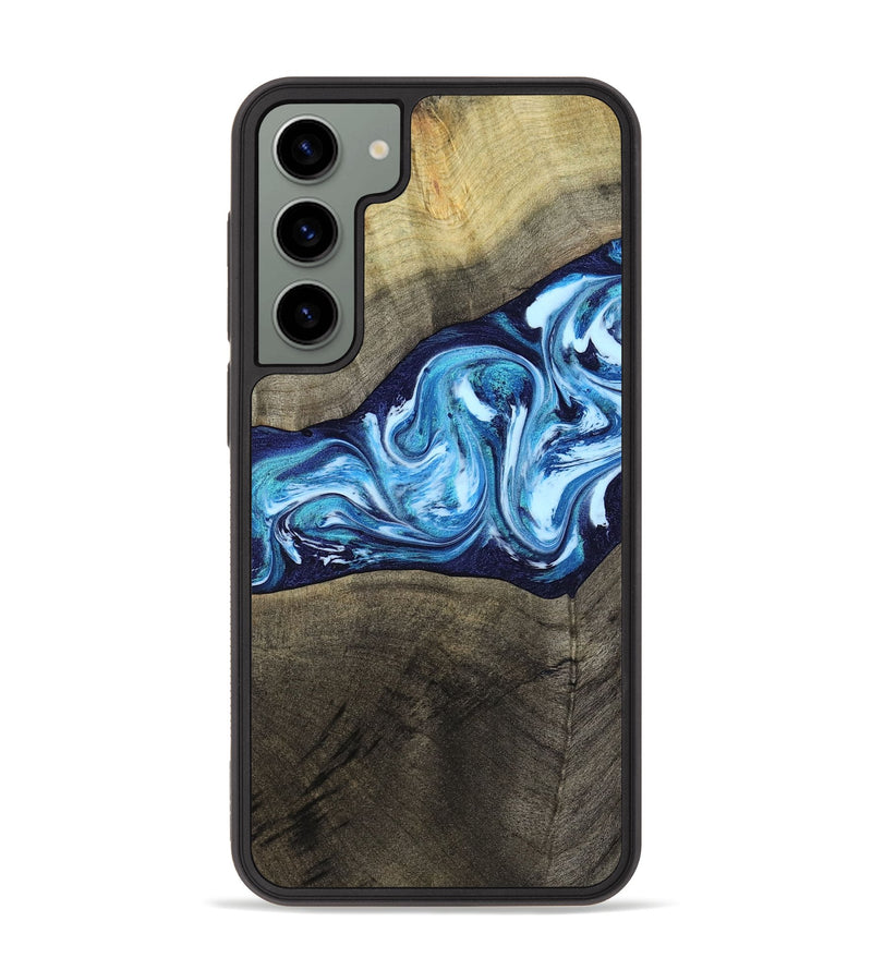 Galaxy S23 Plus Wood Phone Case - Alicia (Blue, 799974)