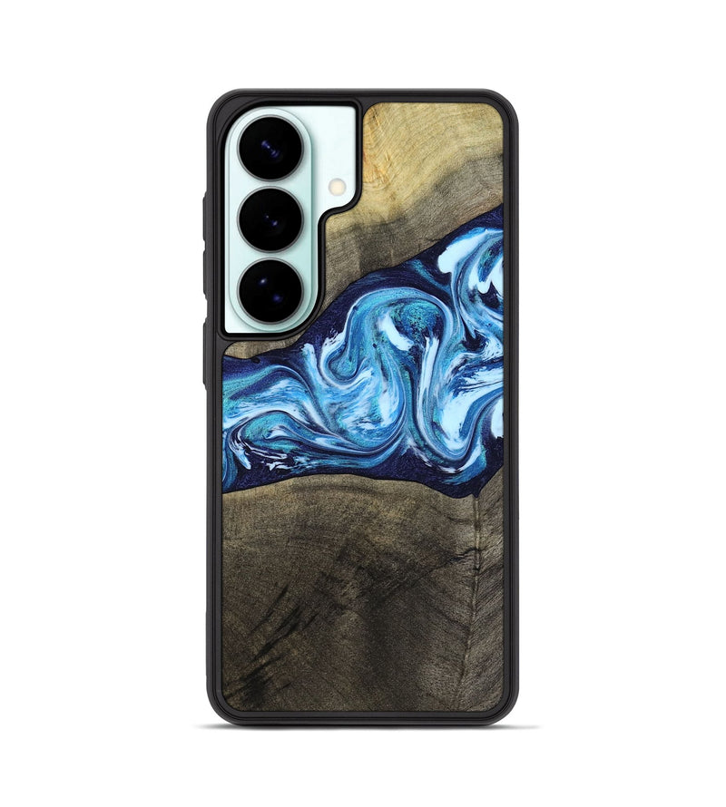 Galaxy S26 Wood Phone Case - Alicia (Blue, 799974)