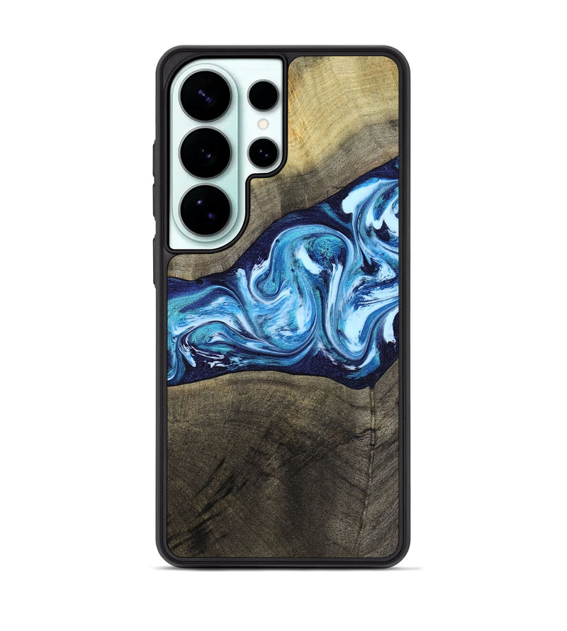 Galaxy S26 Ultra Wood Phone Case - Alicia (Blue, 799974)