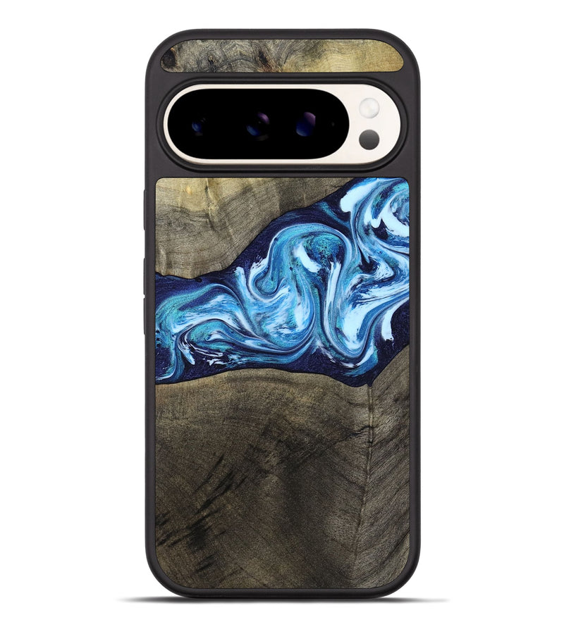 Pixel 9 Pro XL Wood Phone Case - Alicia (Blue, 799974)