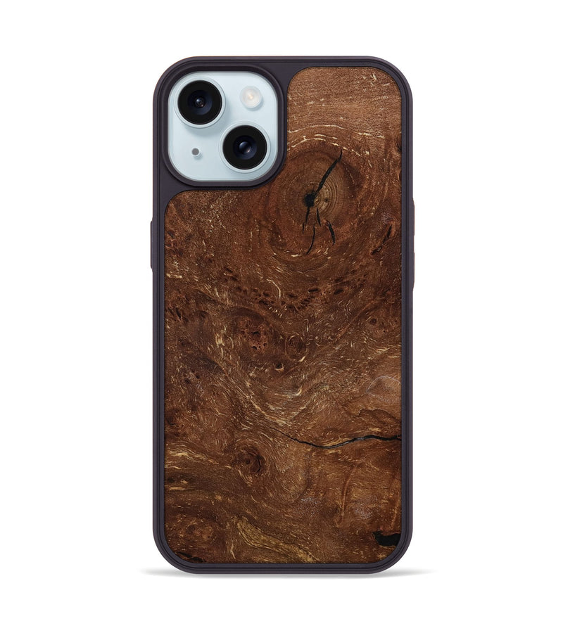 iPhone 15 Wood Phone Case - Nikolai (Wood Burl, 799975)