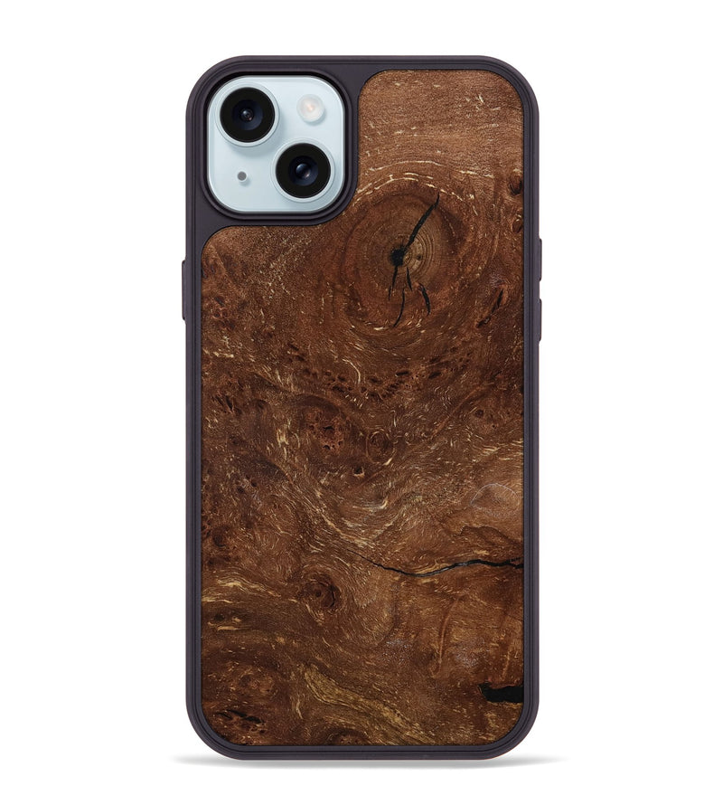 iPhone 15 Plus Wood Phone Case - Nikolai (Wood Burl, 799975)