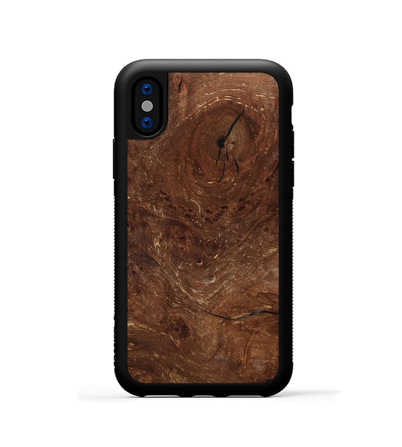 iPhone Xs Wood Phone Case - Nikolai (Wood Burl, 799975)