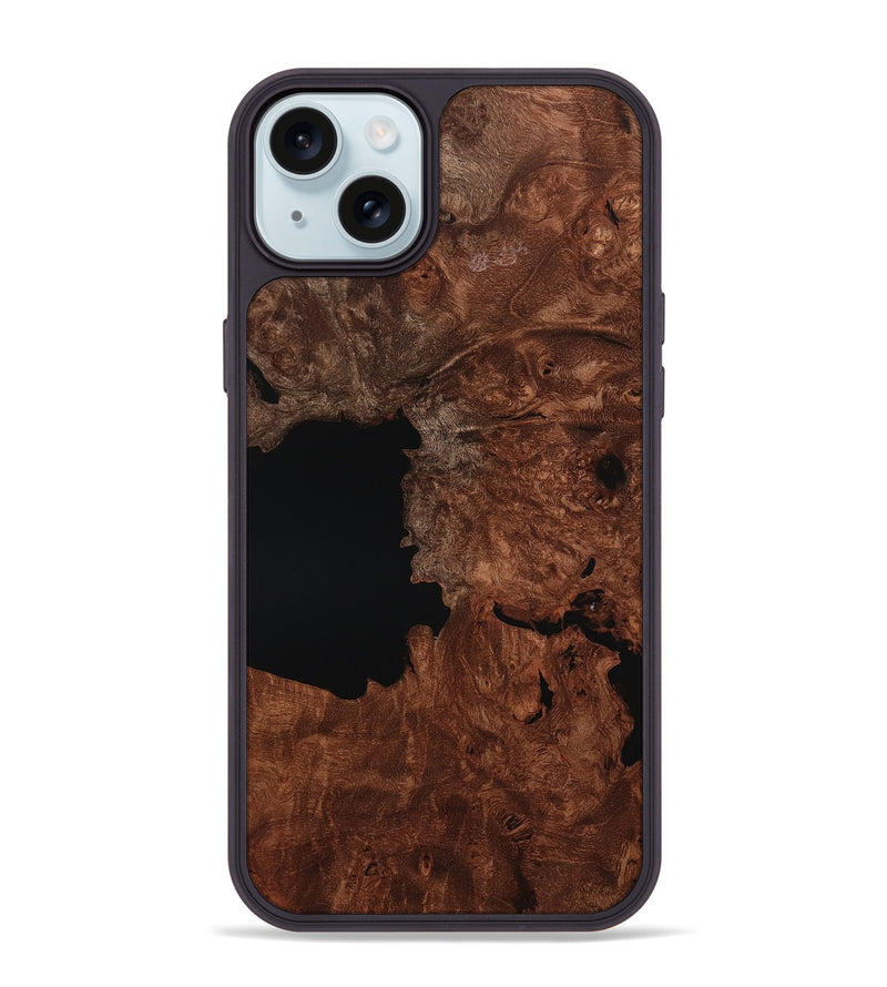 iPhone 15 Plus Wood Phone Case - Mariyah (Wood Burl, 799977)