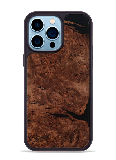 iPhone 14 Pro Max Wood Phone Case - Keshia (Wood Burl, 799978)