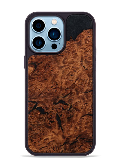 iPhone 14 Pro Max Wood Phone Case - Elliot (Wood Burl, 799979)