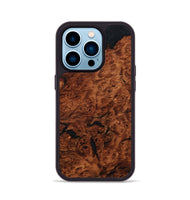 iPhone 14 Pro Wood Phone Case - Elliot (Wood Burl, 799979)
