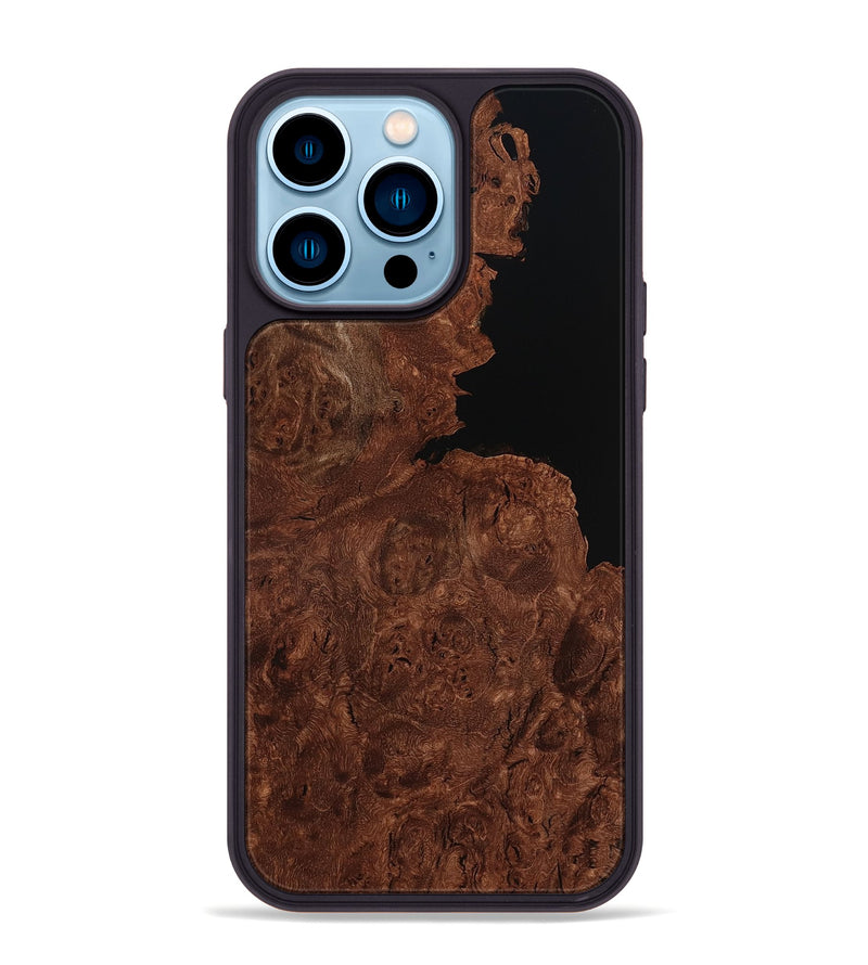iPhone 14 Pro Max Wood Phone Case - Idris (Wood Burl, 799981)