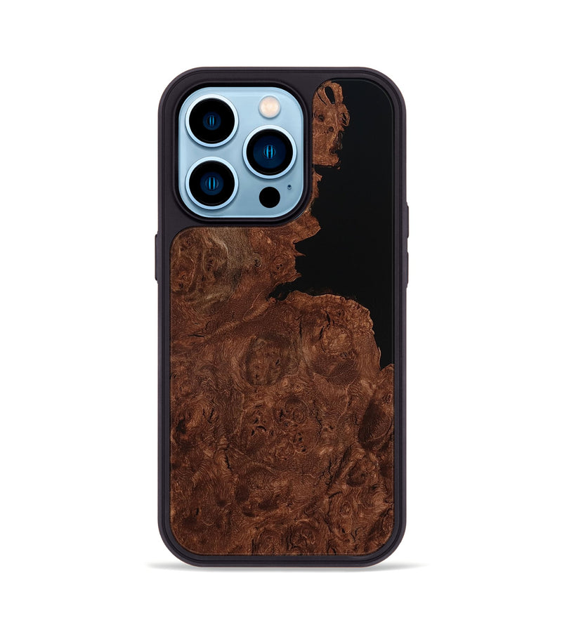 iPhone 14 Pro Wood Phone Case - Idris (Wood Burl, 799981)