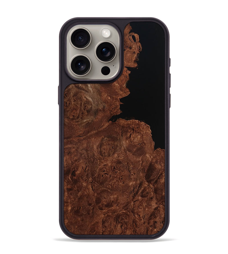 iPhone 15 Pro Max Wood Phone Case - Idris (Wood Burl, 799981)