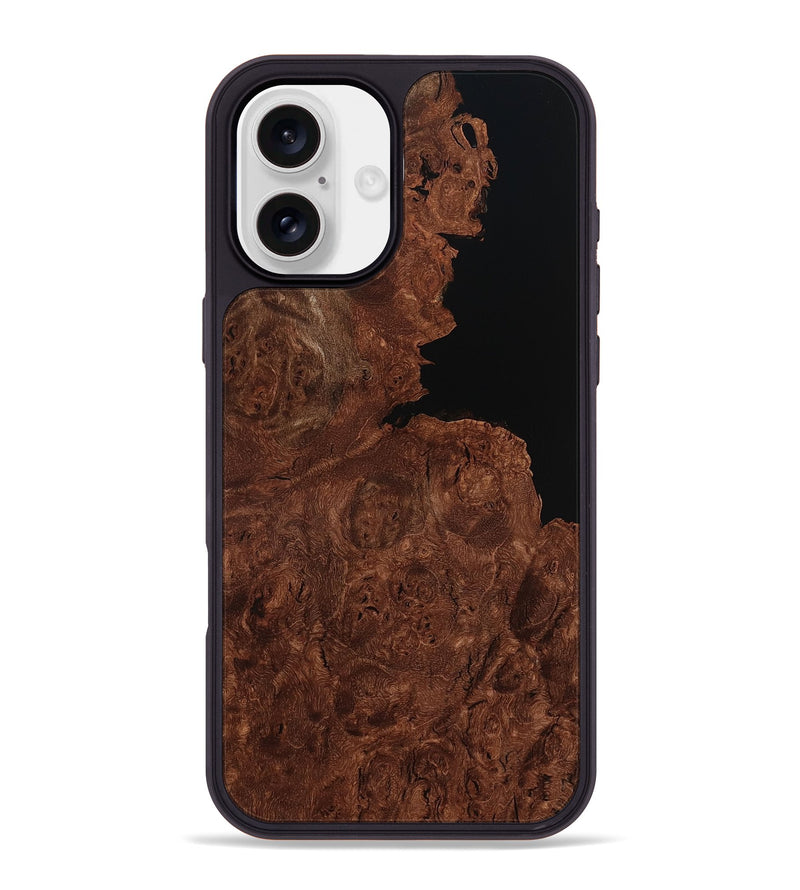 iPhone 16 Plus Wood Phone Case - Idris (Wood Burl, 799981)