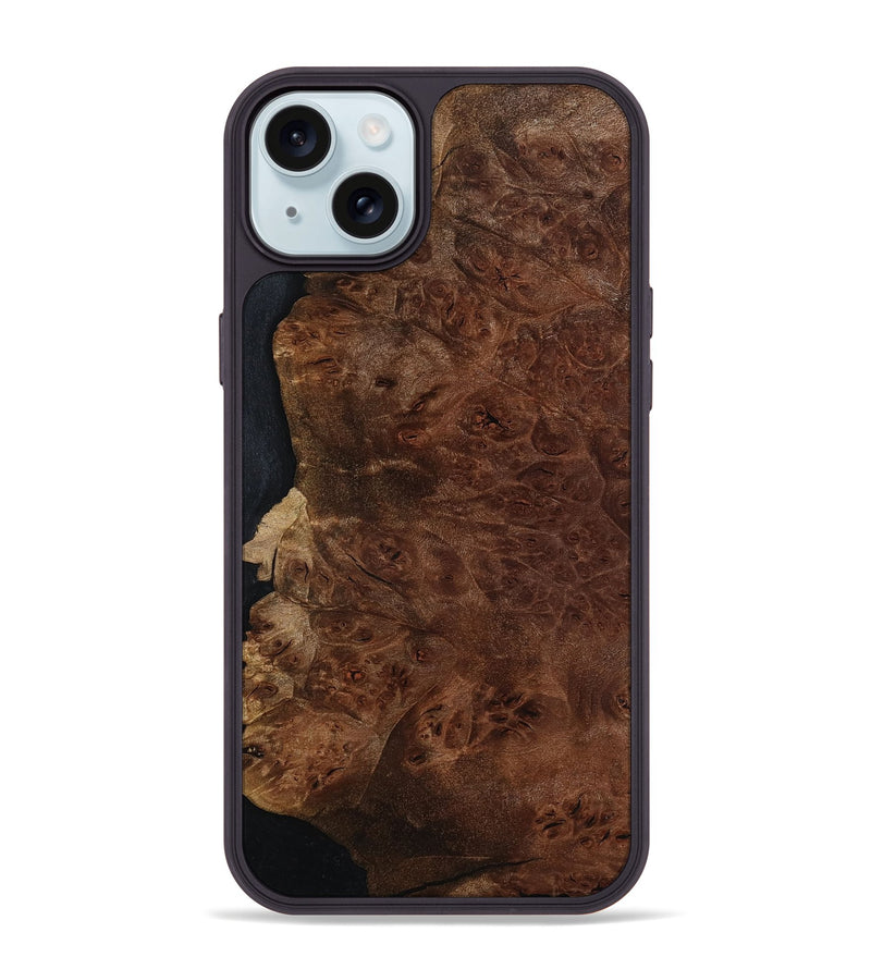 iPhone 15 Plus Wood Phone Case - Shanna (Wood Burl, 799983)