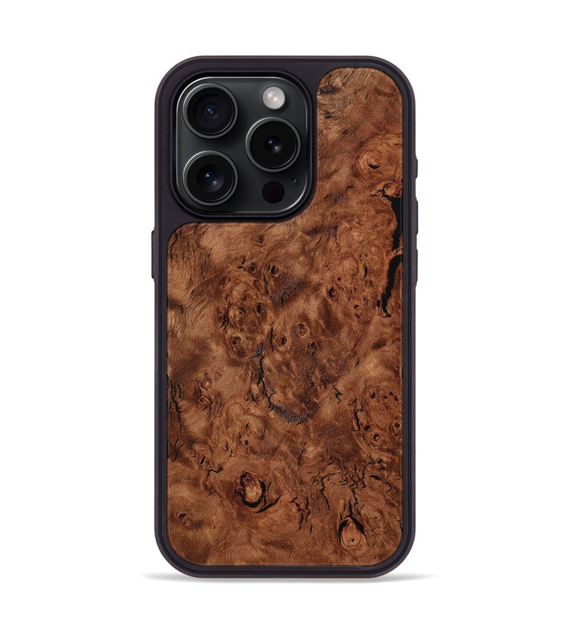 iPhone 15 Pro Wood Phone Case - Ursula (Wood Burl, 799986)