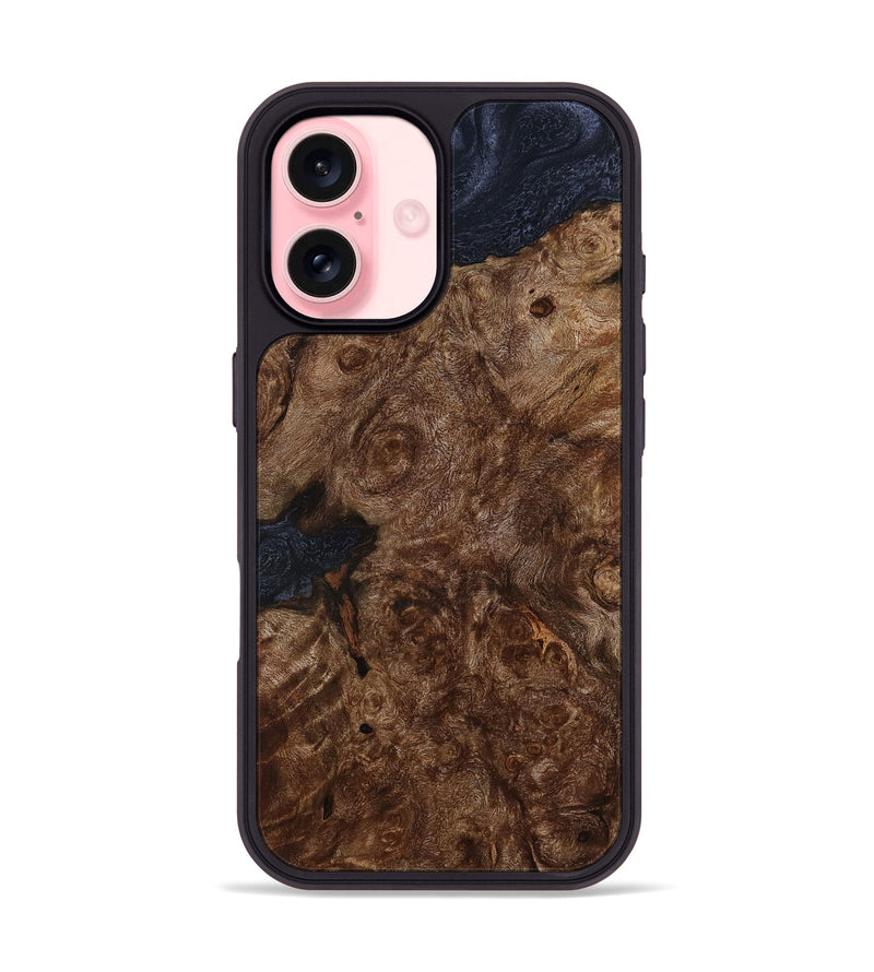 iPhone 16 Wood Phone Case - Hardy (Wood Burl, 799987)
