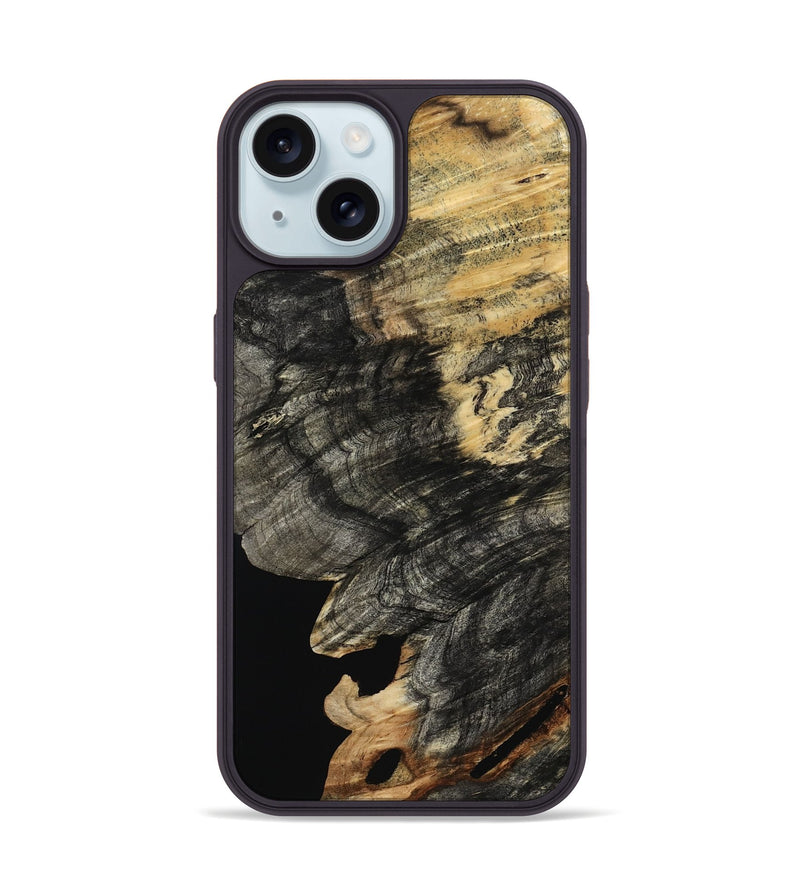 iPhone 15 Wood Phone Case - Marva (Wood Burl, 799990)