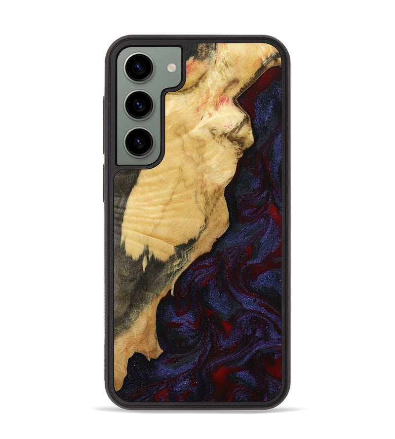Galaxy S23 Plus Wood Phone Case - Adah (Red, 799991)
