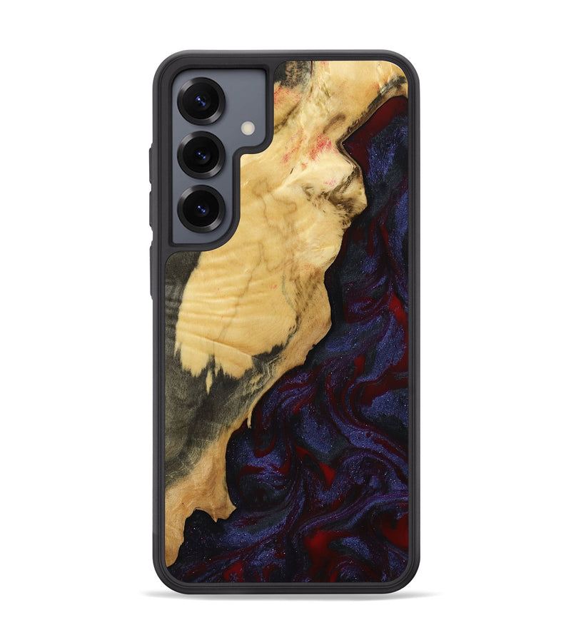 Galaxy S25 Plus Wood Phone Case - Adah (Red, 799991)